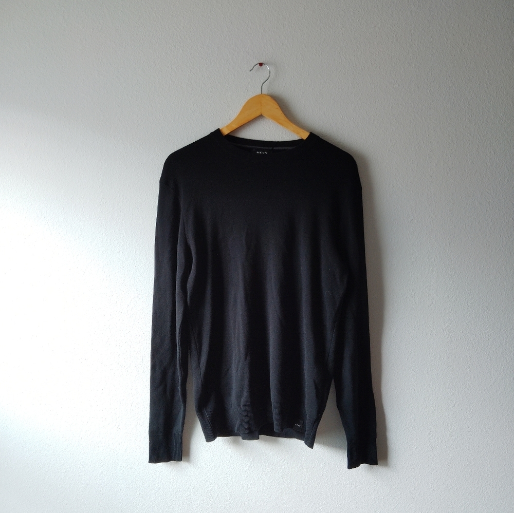 DKNY Black Long Sleeve Sweater